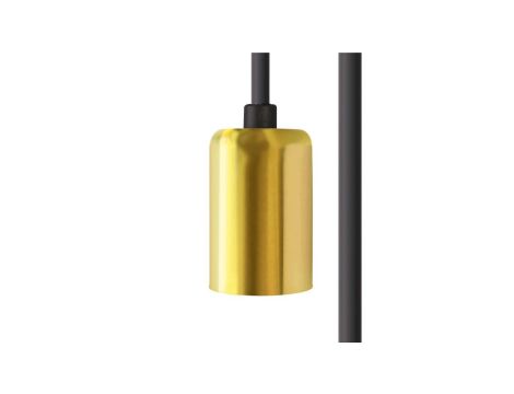 Przewód z oprawką 350cm CAMELEON CABLE E27 3,5 M BLACK/BRASS 8662 Nowodvorski