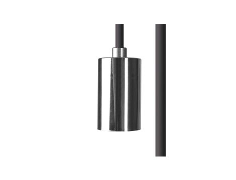 Przewód z oprawką 700cm CAMELEON CABLE E27 7 M BLACK/CHROME 8651 Nowodvorski