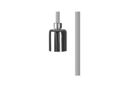 Przewód z oprawką 250cm CAMELEON CABLE GU10 2,5 M WHITE/CHROME 8617 Nowodvorski