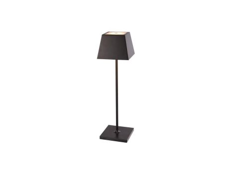 Lampa ogrodowa bezprzewodowa na stół USB MAHE LED BLACK 8398 Nowodvorski