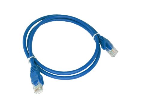 Patch-cord U/UTP kat.6 PVC 3.0m niebieski KKU6NIE3