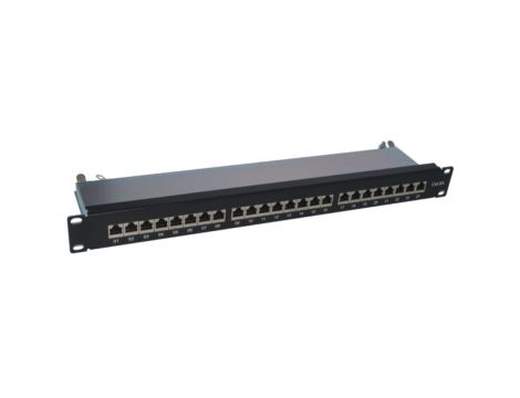 Patch panel STP kat.6A 24 porty LSA 1U PK040