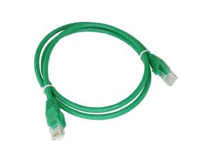 Patch-cord U/UTP kat.6 PVC 0.25m zielony KKU6ZIE0.25