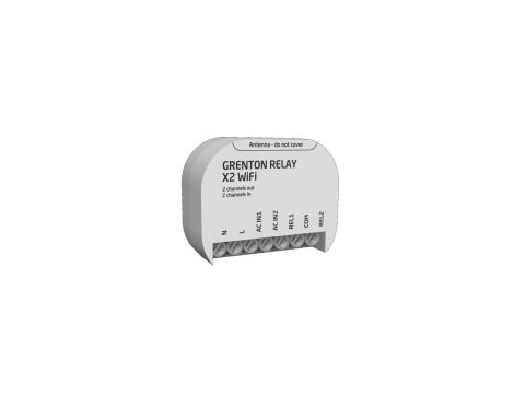 GRENTON RELAY X2 WiFi, Flush, WRE-202-W-01