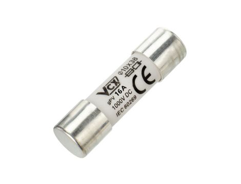 Bezpiecznik rurkowy wkładka PV 16A VCX