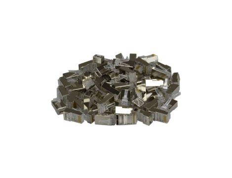 Wtyk modularny RJ45 8P8C kat.6 ekranowany FTP linka NEKU WORECZEK 10szt.