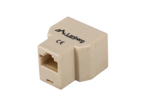 Adapter złączka sieciowa RJ45-2X RJ45 LANBERG AD-RJ45-2RJ45-OU