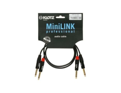 KLOTZ Kabel Audio 2x Jack 6,3mm Mono (wtyk) / 2x Jack 6,3mm Mono (wtyk) 3m