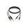 KLOTZ Kabel Audio 2x Jack 6,3mm Mono (wtyk) / 2x RCA Cinch (wtyk) 3m