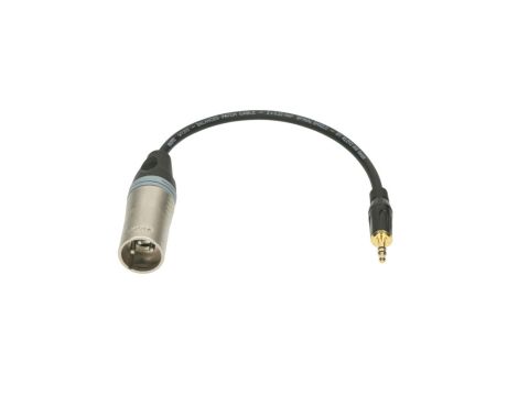 KLOTZ Przejściówka XLR 3-pin (wtyk) / Jack 3,5mm Stereo (wtyk) 0,2m