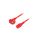 KABEL ZASILAJĄCY CEE 7/7-IEC 320 C13 1.8M VDE CZERWONY ARMAC