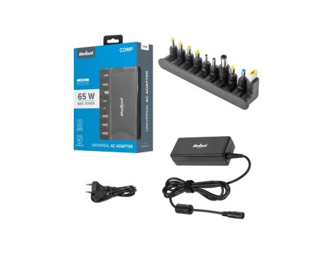Zasilacz uniwersalny do laptopów 18-20V 65W REBEL