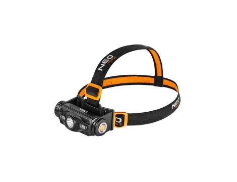 Latarka czołowa akumulatorowa USB 1000lm czerwony niebieski CREE LED + LED 99-028