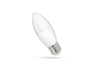 Żar. LED E27 230V 8W świecowa 620lm ciepła
