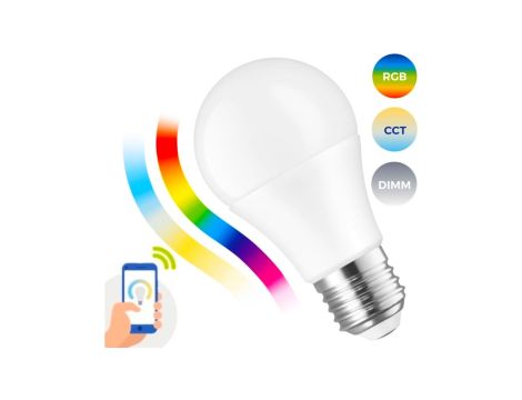 Żarówka led gls 9w e-27 230v rgbw+cct+dim wi-fi smart