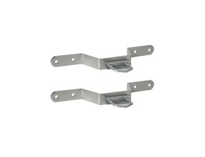 Uchwyt masztu 75mm, z cybantami M8, stal, ocynk Extralink K75