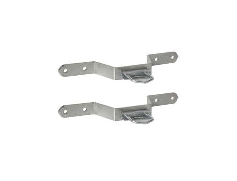 Uchwyt masztu 75mm, z cybantami M8, stal, ocynk Extralink K75