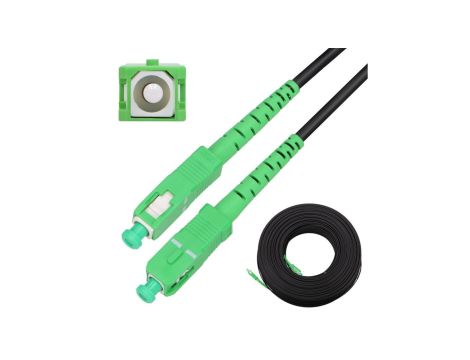 Patchcord Okrągły, wiszący, jednomodowy, Simplex, G.657A2, 110m Extralink SC/APC-SC/APC