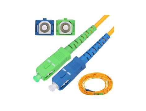 Patchcord Jednomodowy, Simplex, 3mm, 10m Extralink SC/UPC-SC/APC