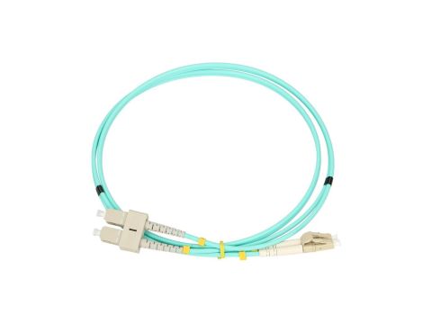 Patchcord Wielomodowy, OM3, Duplex, 3mm, 2m Extralink LC/UPC-SC/UPC