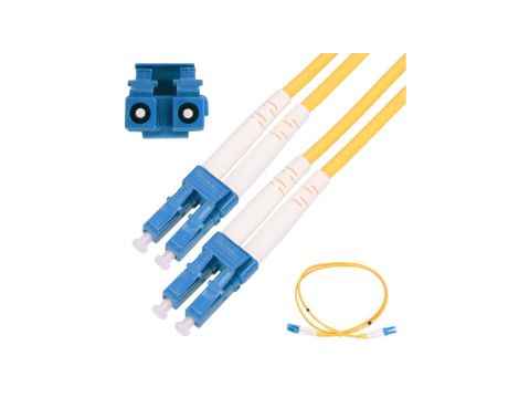 Patchcord Jednomodowy, Duplex, 3mm, 5m Extralink LC/UPC-LC/UPC