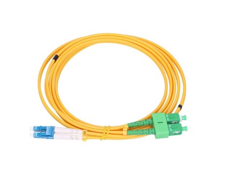 Patchcord Jednomodowy, Duplex, G652D, 3mm, 3m Extralink SC/APC-LC/UPC
