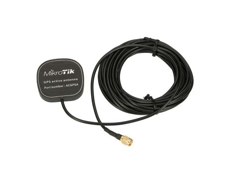 Antena GPS 1575.4MHz, 1x SMA, IP67, do użytku z LtAP mini LTE Kit MikroTik ACGPSA