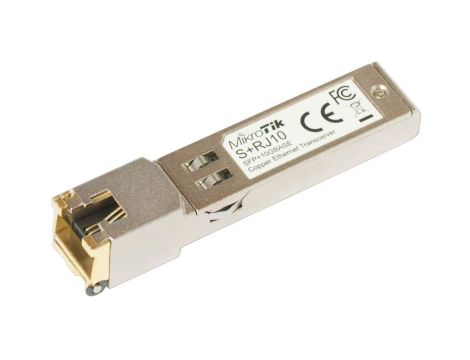 Moduł SFP+ 10Gb/s, RJ45 MikroTik S+RJ10