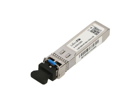 Moduł SFP 1,25Gb/s, 1310nm, 2x LC, 20km, Jednomodowy MikroTik S-31DLC20D