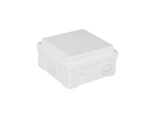 Puszka naścienna przyłączeniowa 100x52x100 mm, z 4 dławnicami, IP54, odporna na UV, NPP100 biała 35380006