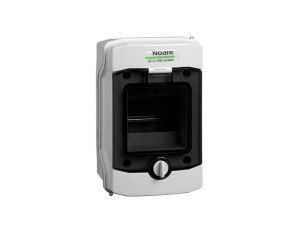 Rozdzielnica modułowa 1x4 natynkowa IP65 drzwi przeźroczyste PHS