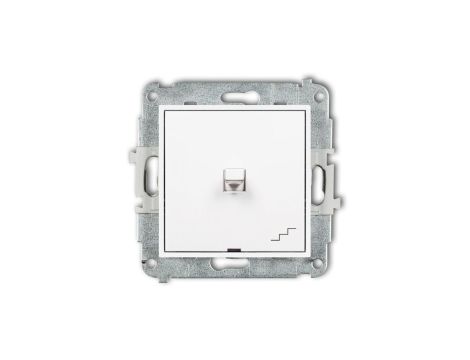 MINI Mechanizm łącznika schodowego w stylu amerykańskim biały mat 25MWPUS-3