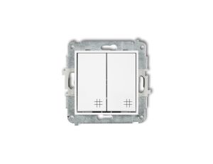 MINI Mechanizm łącznika podwójnego krzyżowego biały mat 25MWP-66