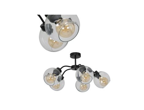 Lampa sufitowa SOFIA CLEAR 5xE27 MLP6596 Milagro