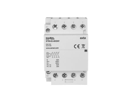 Stycznik modułowy instalacyjny 63A 4xZ 244V AC/DC typ: STM-63-40/24V EXT10000300
