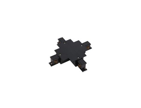 ŁĄCZNIK KRZYżOWY WPUSZCZANY CZARNY CTLS RECESSED POWER X CONNECTOR BLACK 8680 Nowodvorski