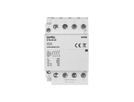 Stycznik modułowy instalacyjny 40A 4xZ 230V AC typ: STM-40-40 EXT10000296