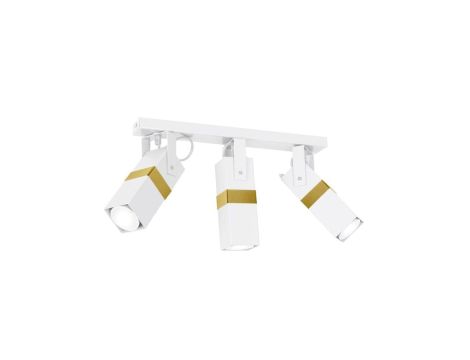 Lampa sufitowa VIDAR WHITE/GOLD 3xGU10 MLP6274 Milagro
