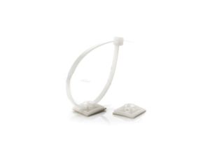 TRYTYT Uchwyt mocujący samoprzylepny HW biały HW-5AC /100szt./