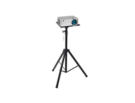 Przenośny stand Maclean, dla projektora, wykonany ze stali, możliwość regulacji wysokości, 1,2-1,7m, MC-953