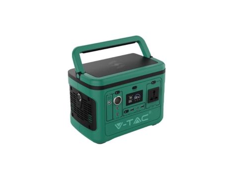 Przenośny magazyn energii, powerbank 568Wh 600W LiFePO4 VT-606 26.2Ah/21.6V 11442