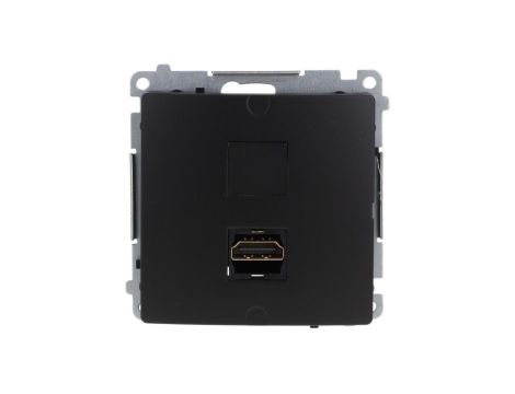 Simon Basic Gniazdo HDMI pojedyncze (moduł) czarny BMGHDMI.01/49