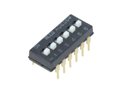 Przełącznik DIP-SWITCH ON-OFF 0,1A 24VDC Poz 2 THT 1825360-4