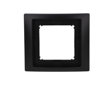 Simon Basic Ramka 1-krotna Neos do wersji bryzgoszczelnej IP44 z uszczelką czarny BMRC1B/49