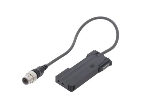 Czujnik wzmacniacz światłowodowy PNP IP40 12 - 24V DC -10 - 55C FX-311P