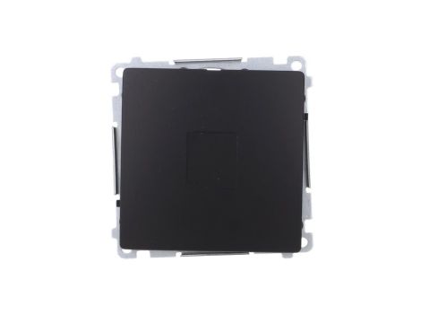 Simon Basic Zaślepka ramki (moduł). Mocowanie za pomocą łapek lub wkrętów czarny BMPS.01/49