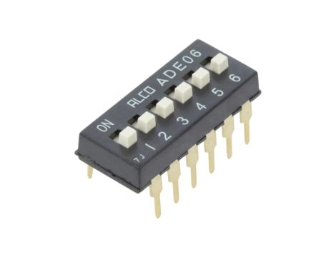 Przełącznik DIP-SWITCH ON-OFF 0,1A 24VDC Poz 2 THT 1825057-5