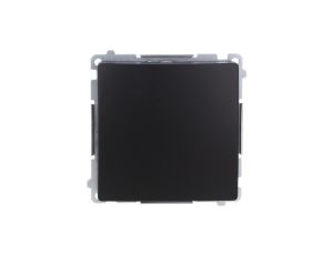 Simon Basic Łącznik jednobiegunowy (moduł) 16AX, 250V, zaciski śrubowe czarny BMW1A.01/49