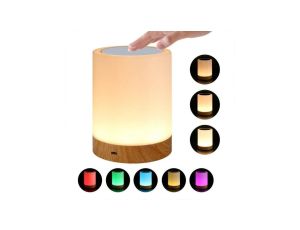 Bezprzewodowa Lampka Nocna Kolorowa RGB Sterowana Dotykiem I-LED TOUCH