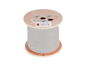 Kabel skrętka Cat5e F/UTP drut miedź LSZH 305m szara